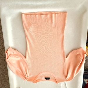 Peach pink blouse